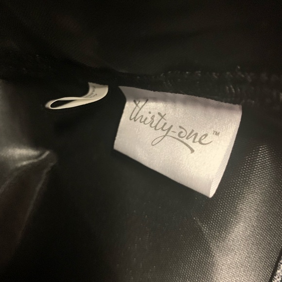 Thirty One signature collection miniature tote bag I Love LuLaRoe like new EUC - Picture 6 of 16